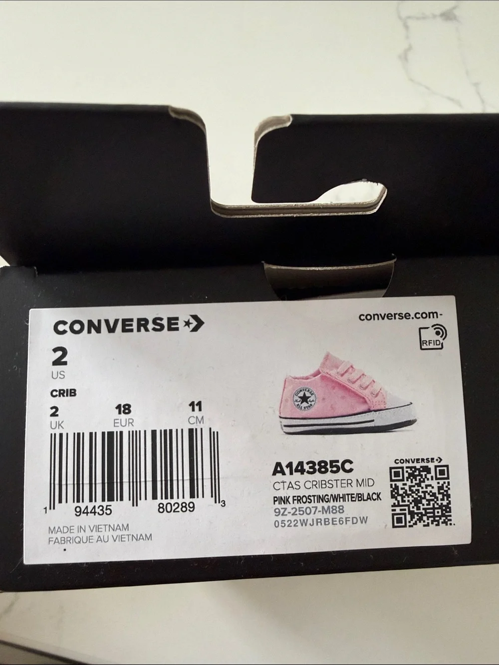 Converse Baby Pink Canvas Low Top Sneakers with White Toe